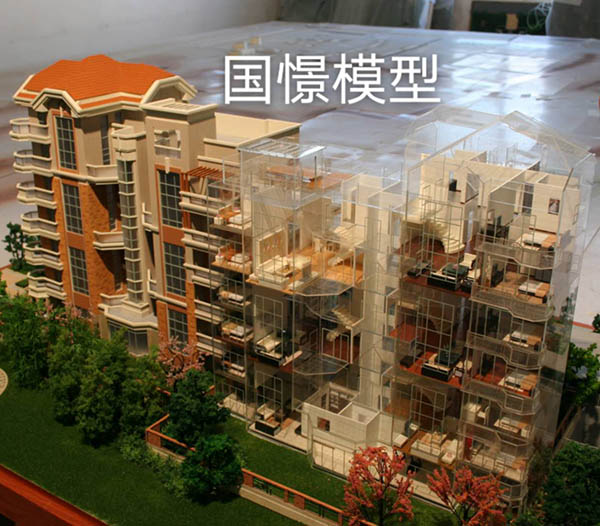海晏县建筑模型